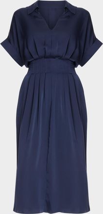 Ramy Brook Kayleigh Satin Midi Dress