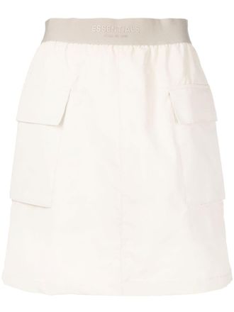 Fear of God A-line cargo mini skirt - women - Nylon/Cotton - S - Brown