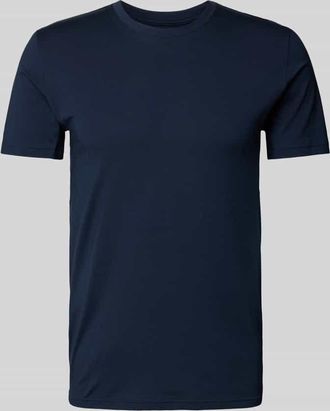 Mey Mey Slim Fit T-Shirt aus feuchtigkeitsregulierendem Material in Dunkelblau, Gr&ouml;&szlig;e XL