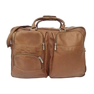 Piel Leather 8829 Complete Carry-All Bag - Saddle