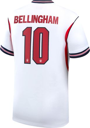 Nike Jude Bellingham England National Team 2026 Stadium Home Nike Mens Dri-FIT Soccer Jersey in White | NN203948206-ENG