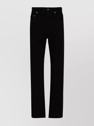 Saint Laurent baggy fit straight leg denim jeans
