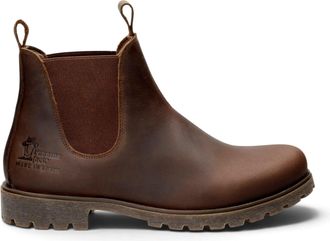 Panama Jack Panama Jack Mens Brown Leather Waterproof Chelsea Boots - Biar C1