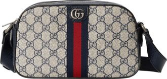 Gucci Ophidia GG Shoulder Bag Beige Blue 681064-96IWN-4076
