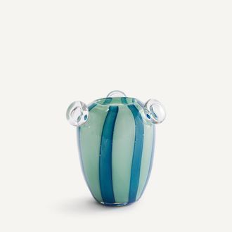 AM.PM Vaas in handgeblazen glas met 3 bellen, H20,5 cm, Celis