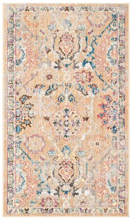 Safavieh Alfombra poli&eacute;ster neutrale/blu 122 x 183 cm
