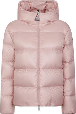Moncler Feligule Down Jacket - Dames - Winterjassen - Roze - XS - Leer - Jassen
