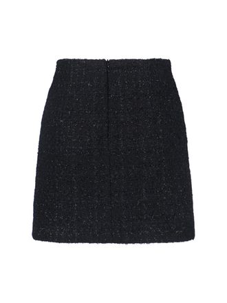 Tagliatore Womens Skirts Black Cotton
