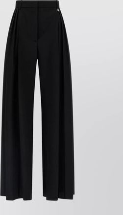 Giuseppe Di Morabito trousers tailored with belt loops pleated design wide leg
