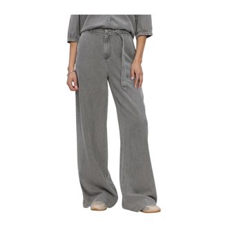 Freebird by Steven Pepa Dnm-Tencell-26-1 - Dames - Broeken - Grijs - Maat: M Denim