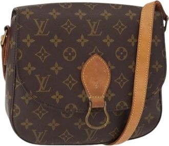 Louis Vuitton Pre-owned Cross Body Bags, female, Brown, Size: ONE SIZE Pre-owned Vintage Canvas Cross Body Bag