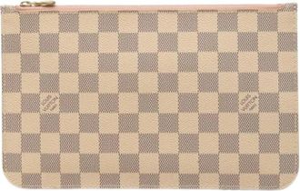 Louis Vuitton Pre-owned Damier Azur Canvas Pouch - Dames - Vintage Clutch - Veelkleurig - ONE Size - Vintage