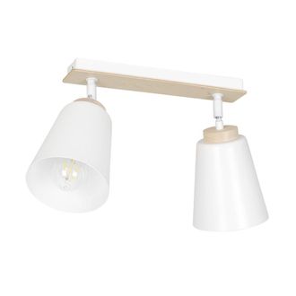 Wonderlamp Regleta De Techo Tasla Blanco (2 Luces)