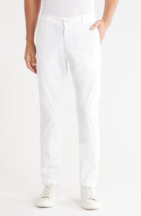 AG - Adriano Goldschmied Marshall Mens Slim Fit Chinos in White at Nordstrom Rack, Size 40 X 34