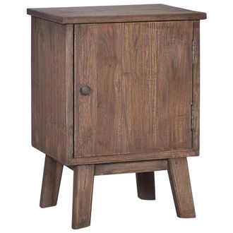 vidaXL Mesita De Noche De Madera Maciza De Teca 40x30x53 Cm Vidaxl