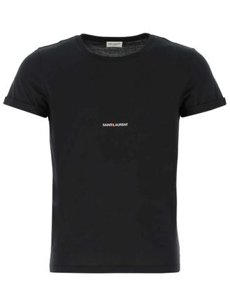Saint Laurent T-Shirt mit Rundhalsausschnitt