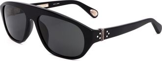 Linda Farrow ANN DEMEULEMEESTER AD1 C1 Mens Sunglasses Black Size 58