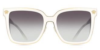 Versace VE2278D Asian Fit 314/8G Womens Sunglasses White Size 58
