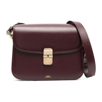 A.P.C. Shoulder Bags, female, Red, Size: ONE SIZE Grace Bag