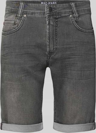 M.A.C Bermudas mit 5-Pocket-Design in Mittelgrau, Gr&ouml;&szlig;e 38