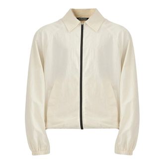 Jacquemus Bomber Jackets, male, White, Size: L Le Coupe-Vent Jacket