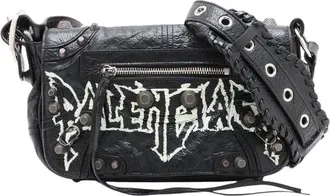 Balenciaga Pre-owned Balenciaga XS Lambskin Motocross Graffiti Le Cagole Flap Crossbody Ladies IYJZK83QGN5F479Q