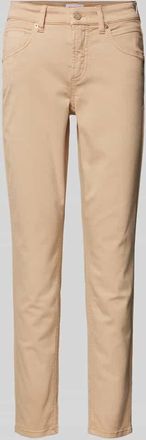 Cambio Cambio Slim Fit Jeans mit verk&uuml;rztem Schnitt Modell PIPER in Camel, Gr&ouml;&szlig;e 46