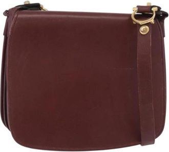 Cartier Pre-owned Vintage Schoudertas - Dames - Vintage Schoudertas - Rood - ONE Size - Leer - Vintage