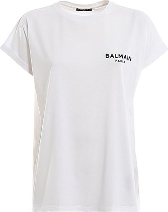 Balmain Short Sleeve Logo Print T Shirt, Size X-Large