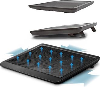 Trade Shop Trade Shop - Dissipatore Ultra Slim Per Notebook Pc Con Ventola 14 Cm Supporto Portatile