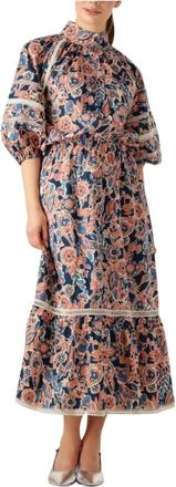 Kudibal Copenhagen Maxi Jurk Elina - Dames - Casual kleedjes - Veelkleurig - XS - Kleedjes
