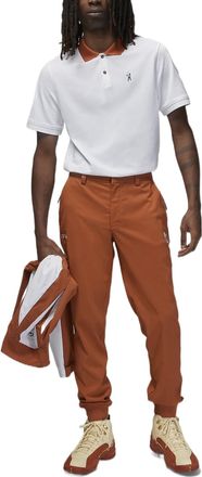 Nike Jordan Air Jordan x Eastside Golf Polo Shirt White Burnt Sunrise Midnight Navy DV1892-100