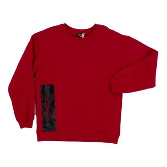 Dondup Sweatshirts, male, Red, Size: L Crew-neck Sweatshirt