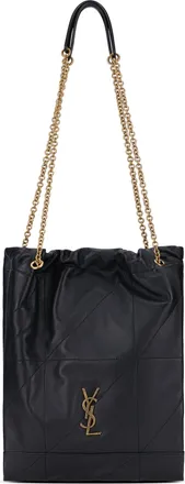Saint Laurent Womens Shoulder Bag Nappa Leather Black Lambskin