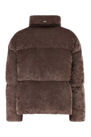 Herno Stretch Velvet Down Jacket - Purple