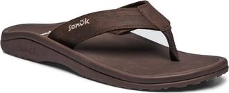Sanuk Mens On The Rocks Sandal In Brown