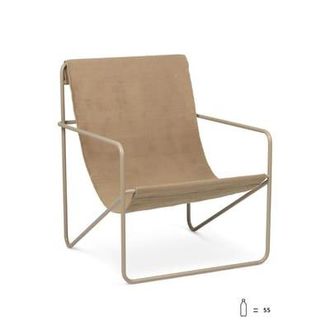 Ferm Living Armchair Désert - Beige - Recycled fabric - Designer Trine Andersen