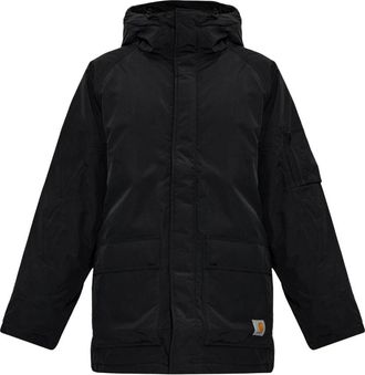Carhartt Work in Progress Stanwood Insulated Jacket - Heren - Winterjassen - Zwart - XL - Leer - Jassen