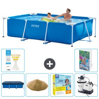 Intex Piscina Con Estructura Rectangular - 260x160x65 Cm - 7-piezas S170