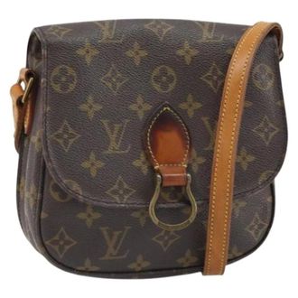 Louis Vuitton Pre-owned Cross Body Bags, female, Brown, Size: ONE SIZE Pre-owned Canvas Cross Body Bag