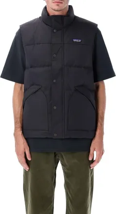 Patagonia Black Logo Puffer Vest