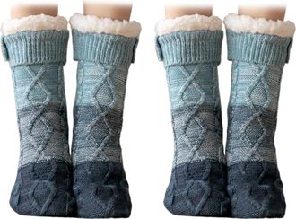 Generic 2026New Knitted Thick Slipper Home Socks,Womens Winter Non Slips Super Soft Warm Cozy,Womens Knitteds Home Socks,Women Knitted Thick Non-Slips Sockses