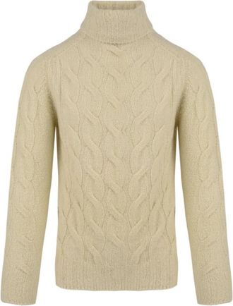 FILIPPO DE LAURENTIIS Modello Y28822 Sweater - Heren - Coltruien - Beige - L - Truien & Vesten