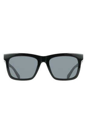 Ferragamo 55mm Gradient Rectangle Sunglasses in Black at Nordstrom