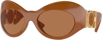 Versace Zonnebrillen - Dames - Zonnebrillen - Bruin - 58 MM - Accessoires