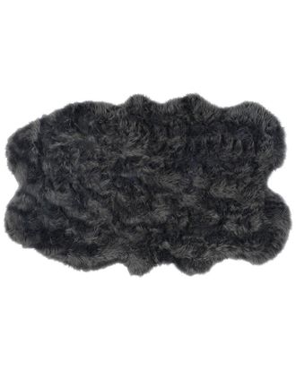 Luxe Faux Fur Gordon Machine Washable Quattro Faux Fur Rug