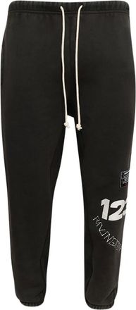 RRR123 Pantaloni sportivi con stampa grafica - Nero