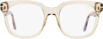 Tom Ford TF5537B Blue Light Blocking Eyeglasses - Rose