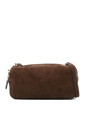 Elleme Trousse suede cross body bag - women - Calf Suede - OS - Brown