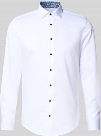 Seidensticker Slim Fit Businesshemd mit Kentkragen Modell New Kent in Weiss, Größe 38